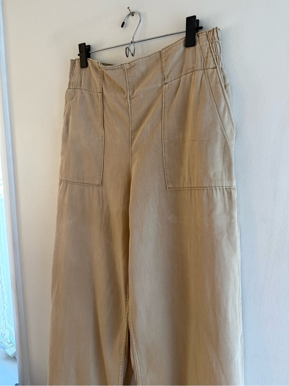 We The Free Breezy Denim Pull-On Jeans in Khaki NWOT M - Picture 6 of 11